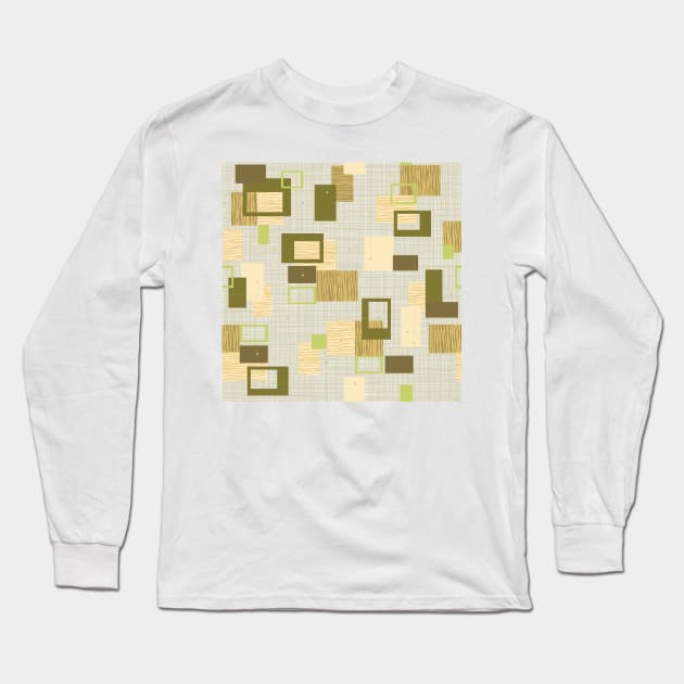 Mid Century Modern 12a Long Sleeve T-Shirt by Makanahele